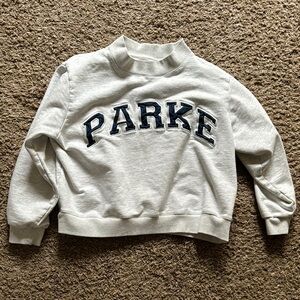 PARKE mockneck crew neck